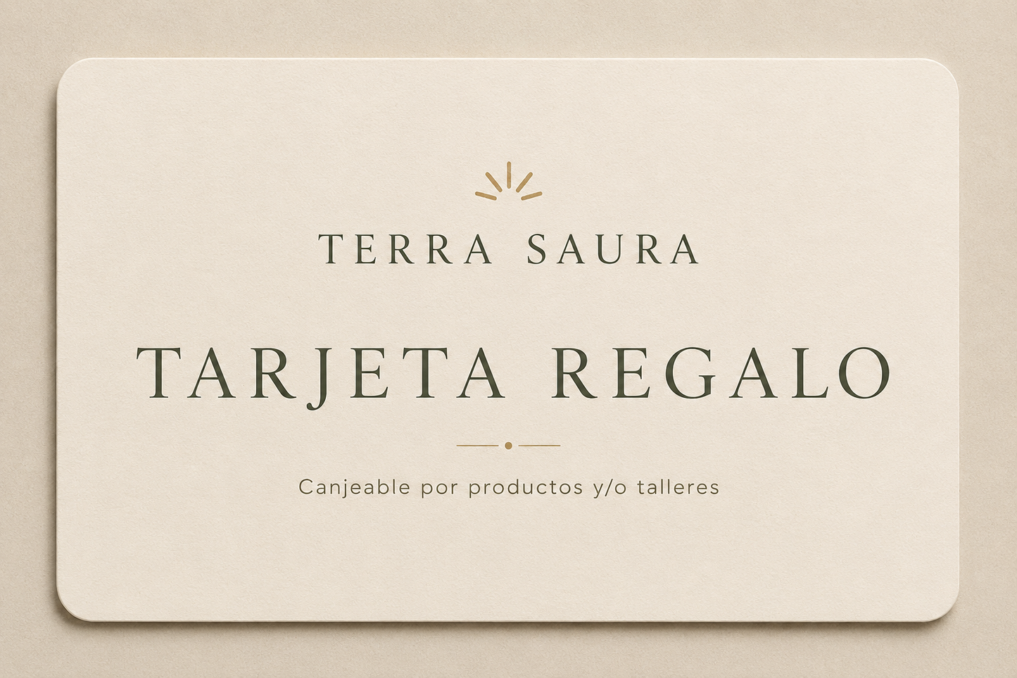 TARJETA REGALO - GIFT CARD